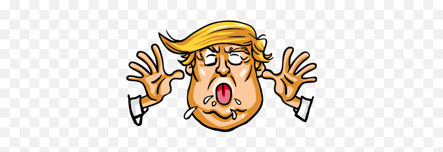 Popular And Trending Trump Stickers On Picsart - Illustration Emoji,Nose Picking Emoji