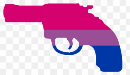 Bisexualgun - Gun Emote Discord Emoji,Bisexual Emoji