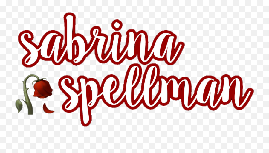 Sabrinaspellman Sabrina Spellman - Calligraphy Emoji,Chilling Emoji