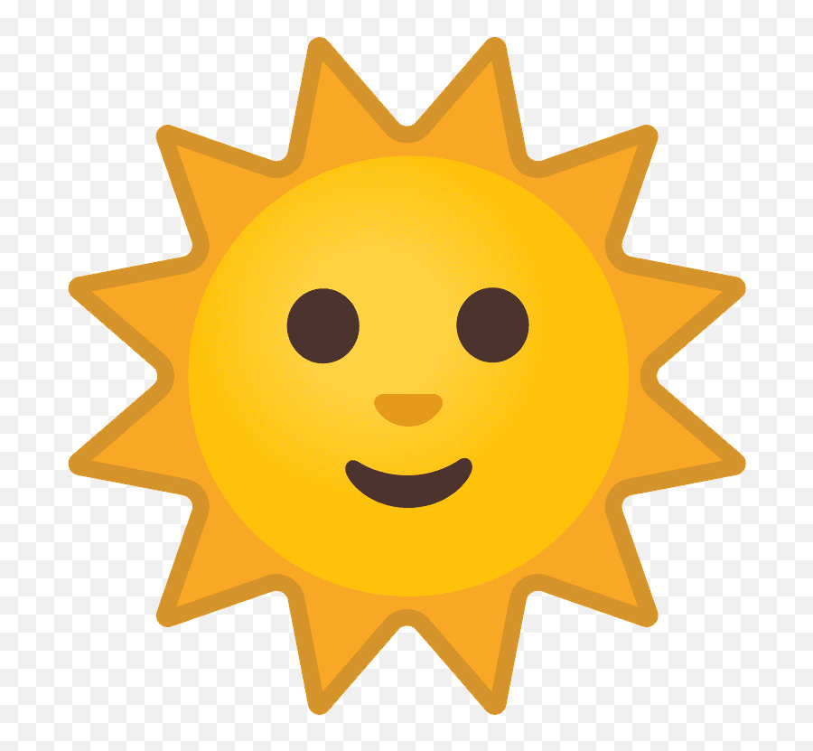 Sun With Face Emoji Clipart - Cute Sun Clipart Png,Sun Emoji Png