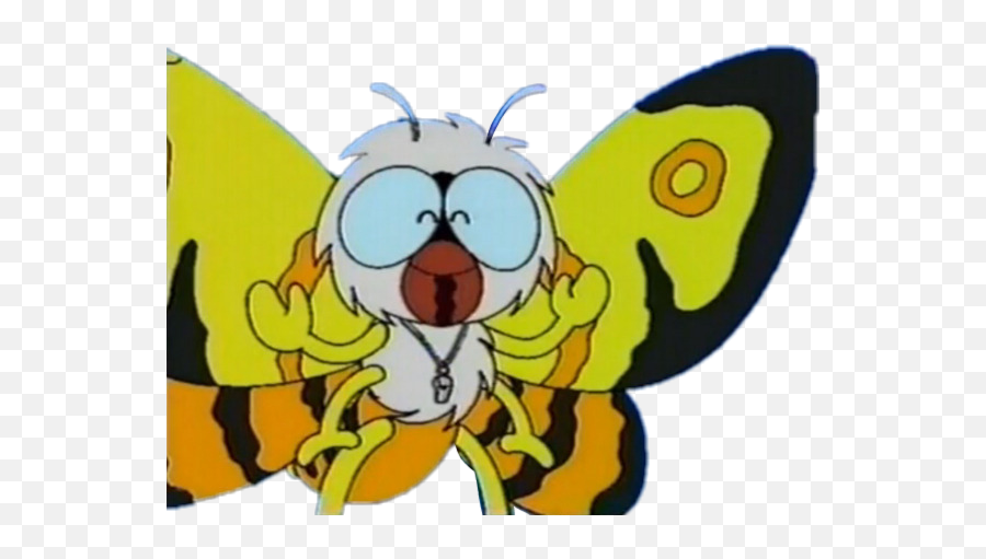 Kawaii Mothra Godzilla Kaiju Sticker By Elizabeth - Mothra As A Cheerleader Emoji,Godzilla Emoji