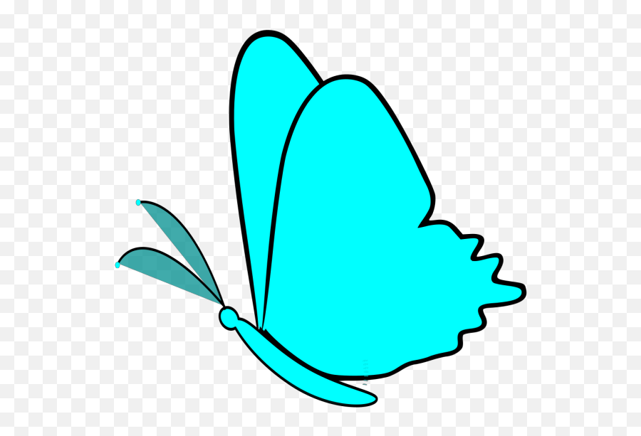 Simple Blue Butterfly Png Svg Clip Art For Web - Download Clip Art Emoji,Blue Butterfly Emoji