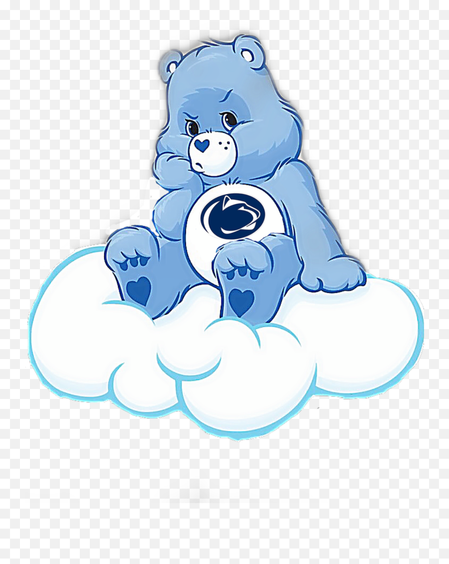 Pennstate Weare Collegesticker Sticker - Care Bear Aesthetic Emoji,Penn State Emoji
