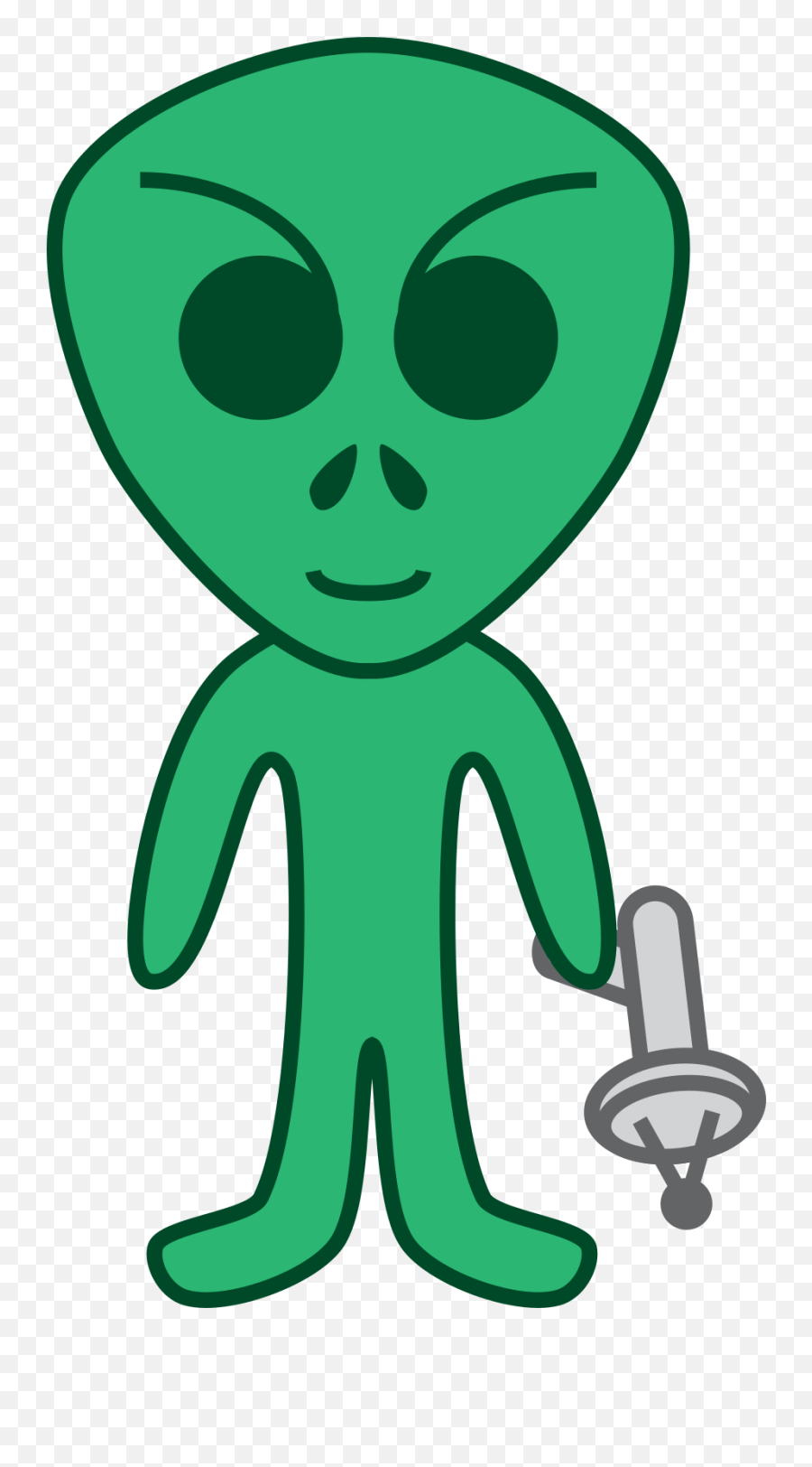 Cartoon Alien Clipart - Full Size Clipart 238458 Pinclipart Science Fiction Background Cartoon Emoji,Xenomorph Emoji