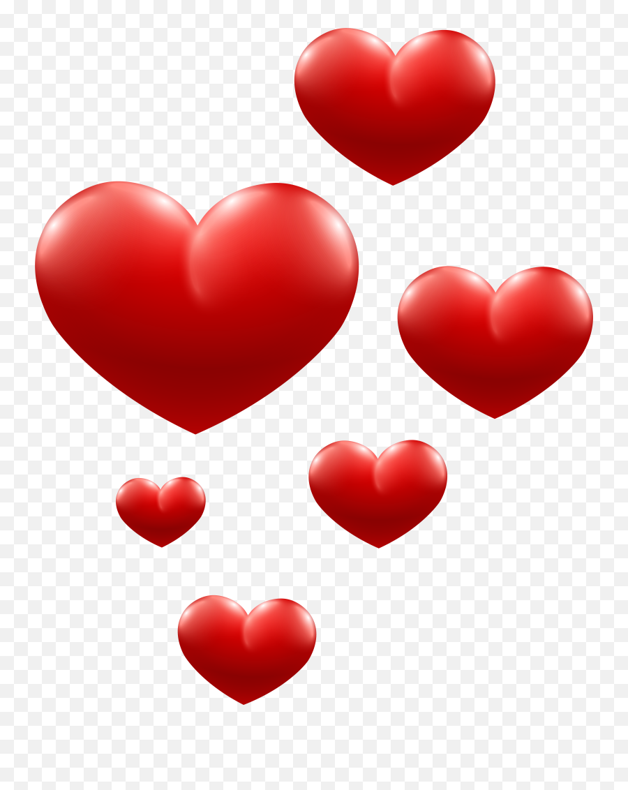 Heart Paper - Red Hearts Transparent Png Image Png Download Emoji,Emoji Hearts Meme