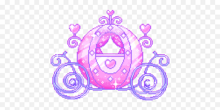 Top Cute Kawaii Pink Girly Anime Sanrio Tumblr Sparkl - Cinderella Carriage Clipart Emoji,Girly Emoji
