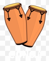 Conga Drum Drummer Salsa Jazz Puerto Rican Musician Art - Conga Sticker Emoji,Drum Set Emoji