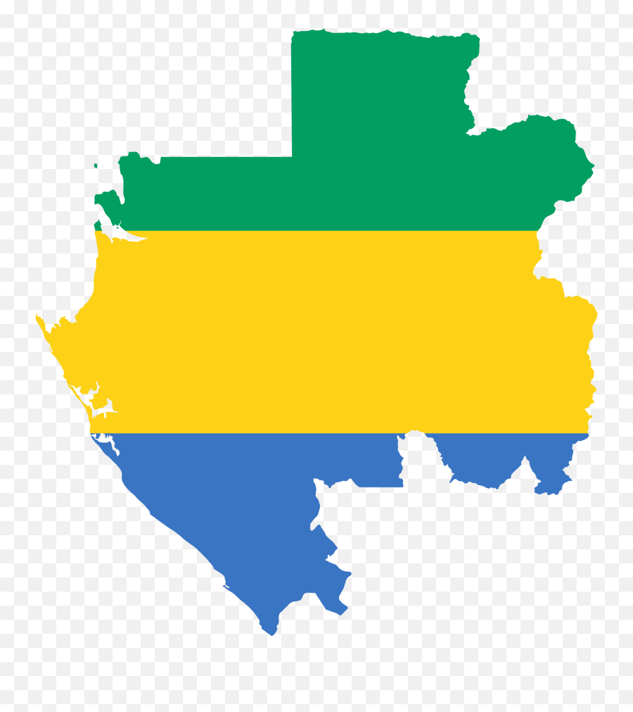 Gabon Flag - Flag Map Of Gabon Emoji,Cambodia Flag Emoji