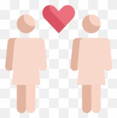 Lesbian Gaysper The Ghost Sticker By - Heart Emoji,Bi Pride Flag Emoji
