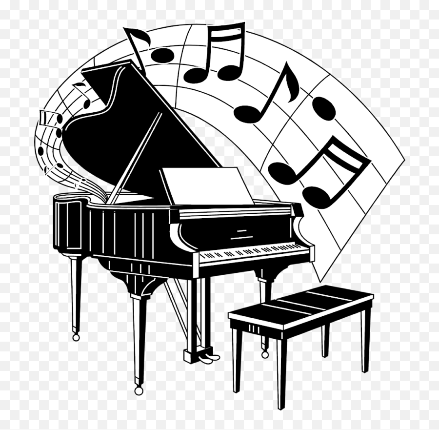 Piano Keyboard Transparent Png - Piano And Music Notes Emoji,Emoji Man And Piano