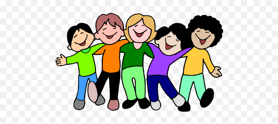 Children Happy Kids Dancing Clipart - Group Of Friends Clipart Emoji,Free Dancing Emoji