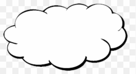 Cloud Outline Clipart Free Images 2 - Black And White Clouds Art Emoji