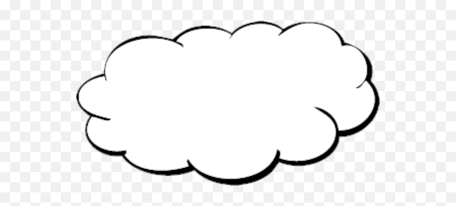 Cloud Outline Clipart Free Images 2 - Black And White Clouds Clip Art Emoji,Black Cloud Emoji