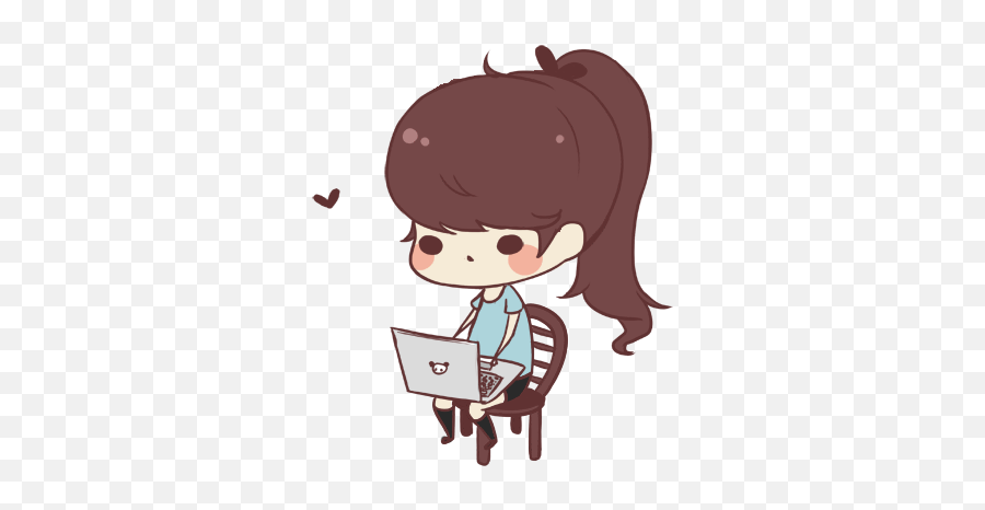 Cute Korean Png Transparent Cute Korean - Korean Chibi Png Emoji,Korean Emoji