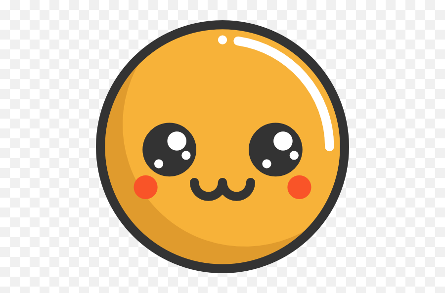 Cute Emoticons Emoji Feelings Smileys Icon - Cute Icons,Cute Emoji