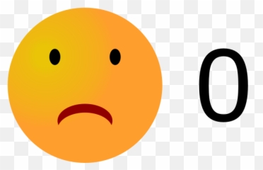 Zero Smiley - Smiley Emoji,Sad Emoji