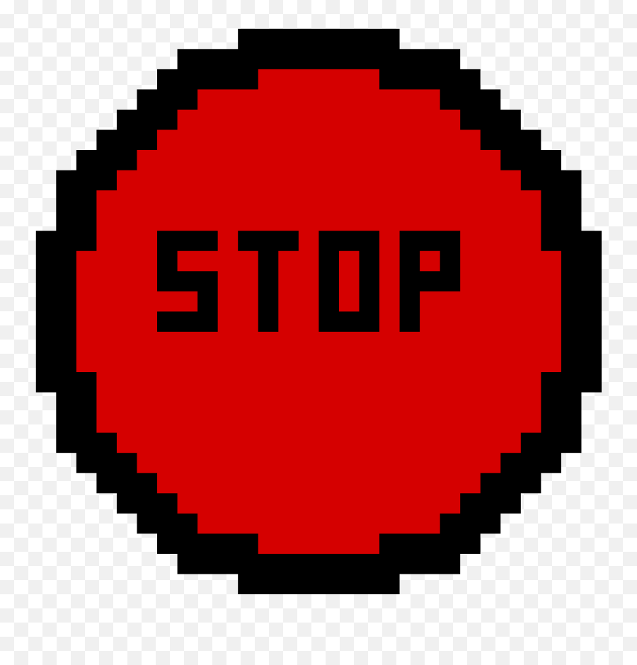 Pixilart - Stop Sign By Smallfish Lisa The Painful Joy Mask Emoji,Stop Sign Emoji
