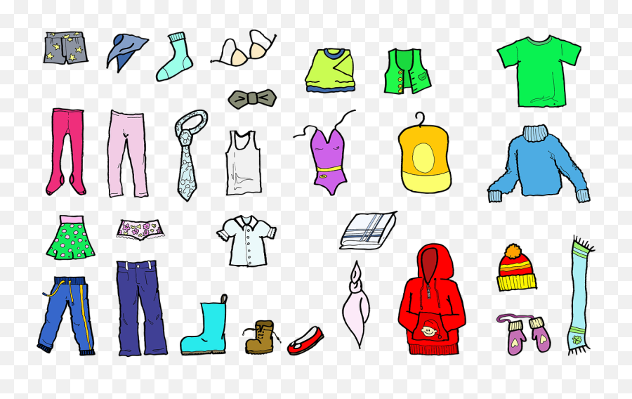 Clothing Boots Shoes Shorts Scarf - Clothes Clipart Emoji,Emoji Shirt And Pants