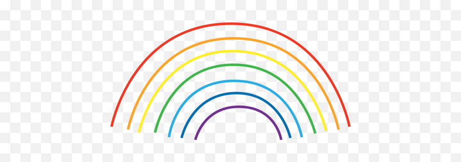 Rainbow Colorful Lines - Transparent Png U0026 Svg Vector File Rainbow Lines Png Emoji,Facebook Rainbow Emoticon