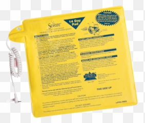 Secure 14 Day Fall Management 12x12 Chair Sensor Pad - Document Emoji