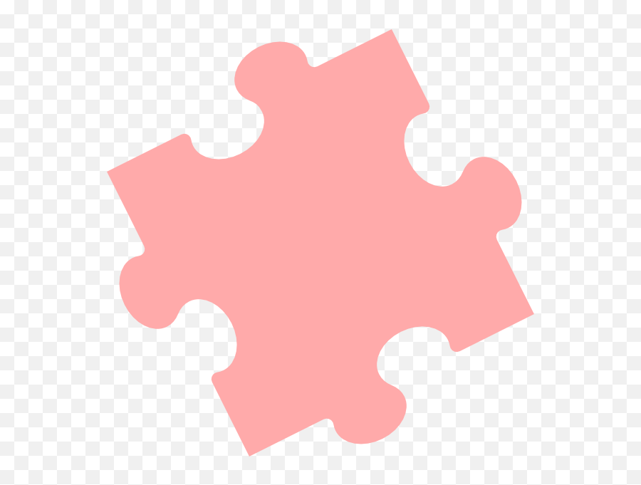 Pink Puzzle Piece Clipart - Transparent Transparent Background Puzzle Clipart Emoji,Emoji Jigsaw Puzzle