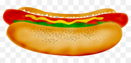Hot Dog Cookout Clip Art Free - Boerewors Roll Emoji
