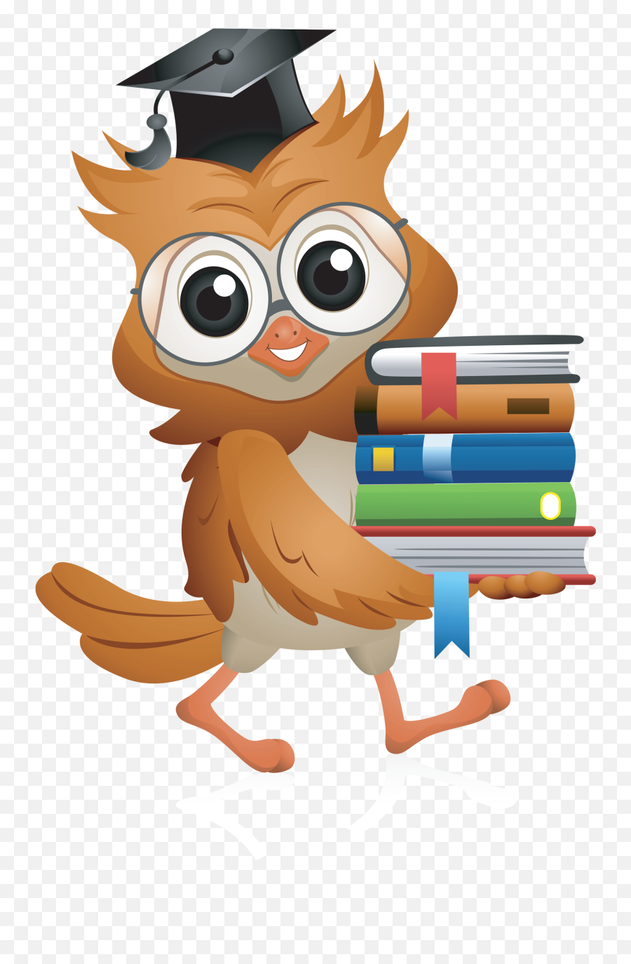 Owl Reading A Book Clipart - Full Size Clipart 5787414 Owl Writing Clipart Gif Emoji,Emoji Owl