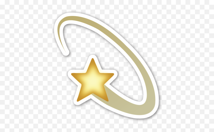 Pin - Star Emoji Sticker,What Does A Peach Emoji Mean