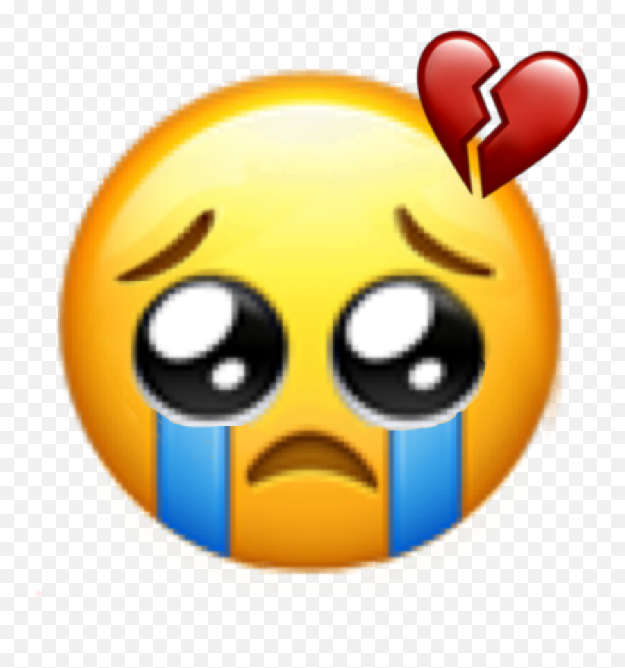 Breakup Emoji Sad Emoji Sticker By Sophaloaf - Breakup Emoji,Sad Emoji Png