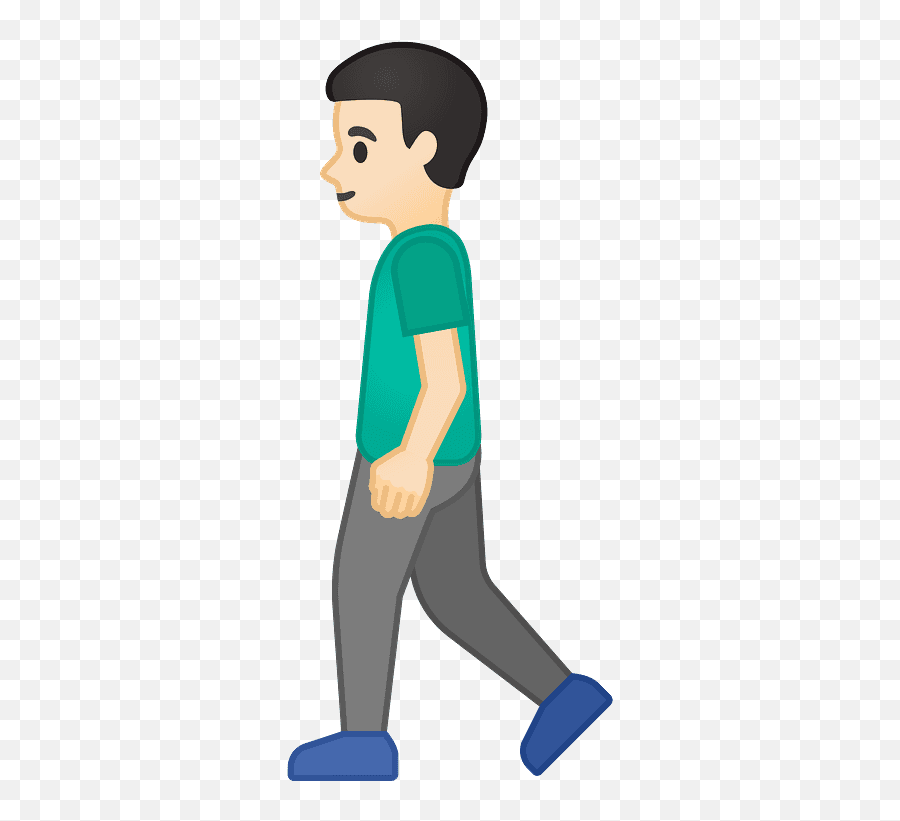 Man Walking Emoji Clipart - Dibujos De Personas Caminando,Man Emojis