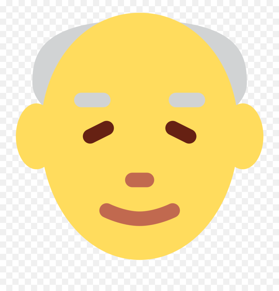 Twemoji2 1f474 - Old Man Face Emoji,Child Emoji