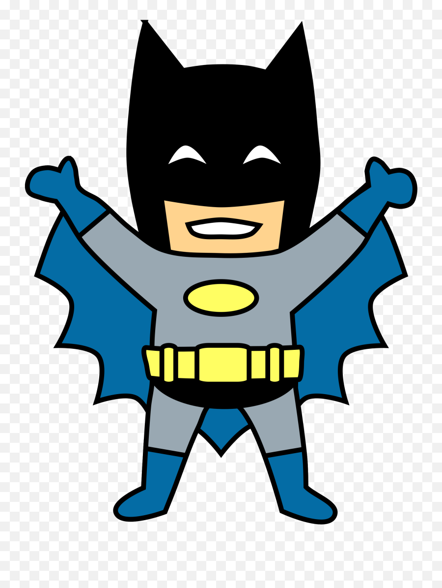 Clipart Batman - Cute Batman Drawing Easy Emoji,Batman Emoji
