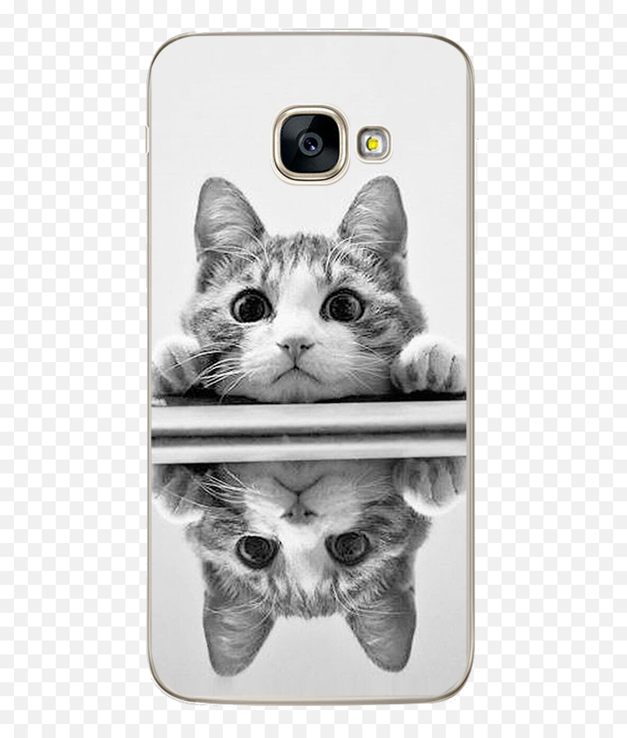 Samsung Galaxy S5 S6 S7 Edge S8 S9 Plus - Mirror Reflections Of Cats Emoji,Emojis Samsung Galaxy S5