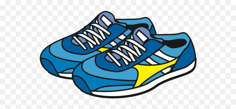 Jogging Shoes - Cartoon Running Shoes Clipart Emoji,Emoji Pants For Boy