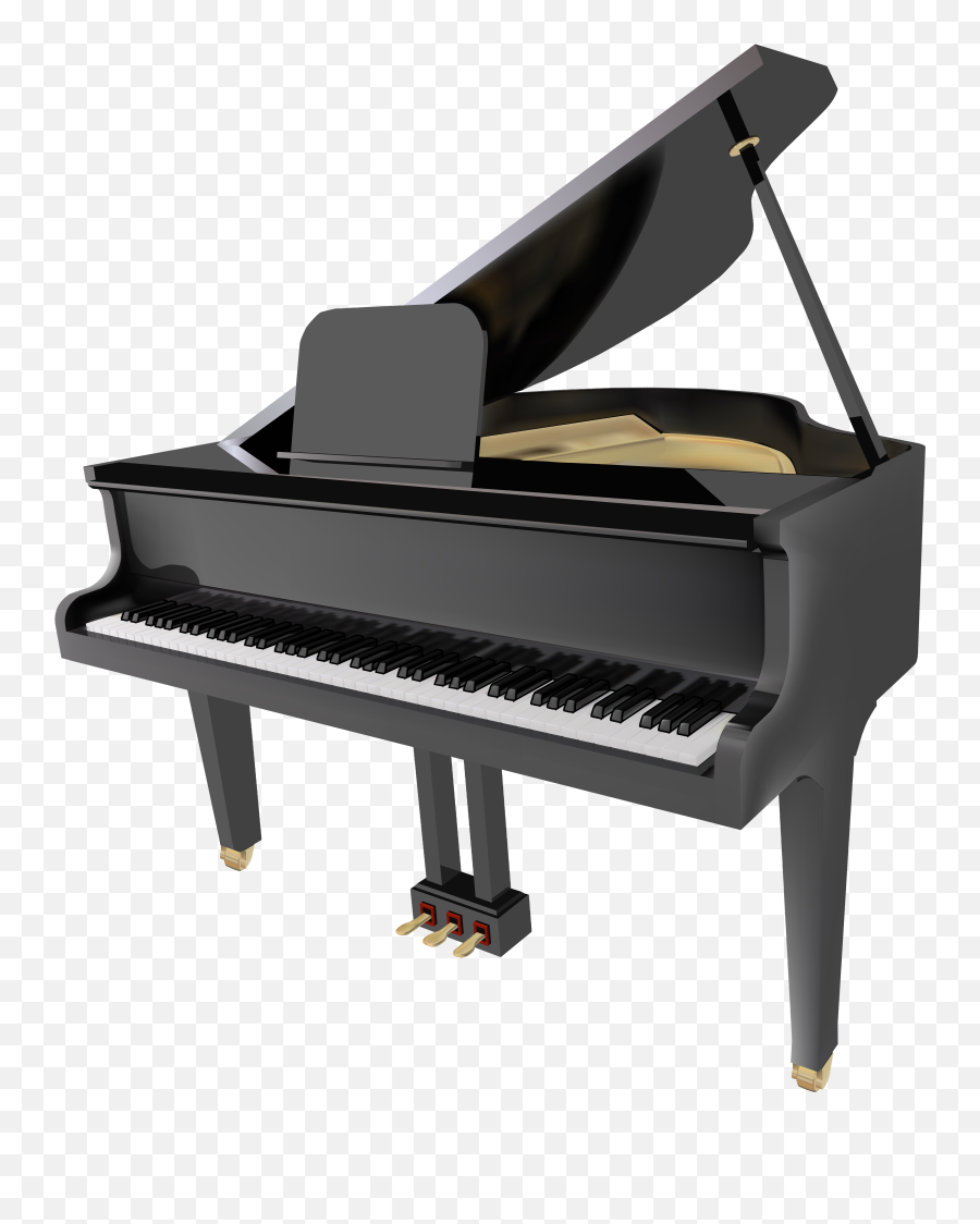 Keyboard And Piano Clipart 2 Image 9 - Piano Clipart Png Emoji,Emoji Man And Piano
