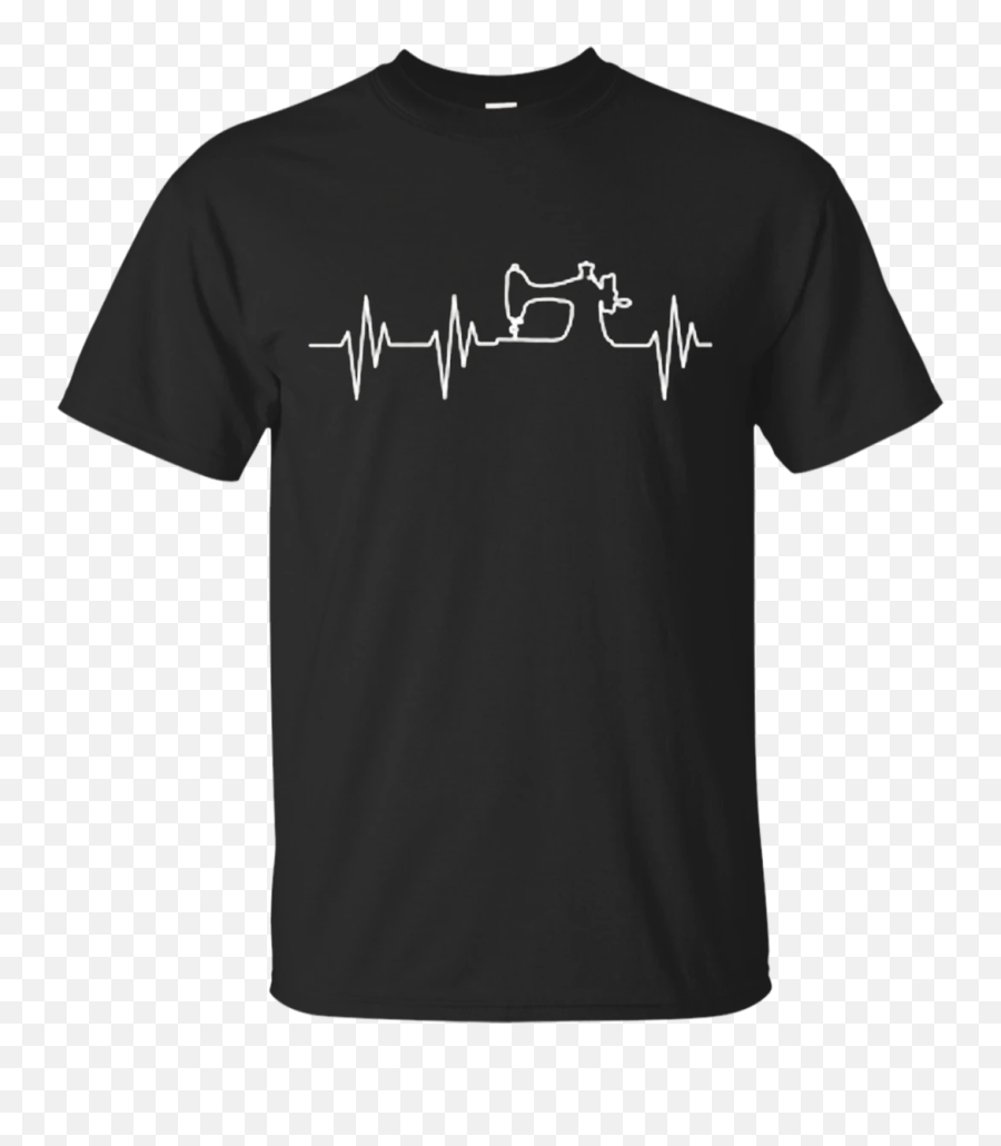 Sewing Machine Heartbeat T - Versace T Shirts Black Emoji,Needle Emoji