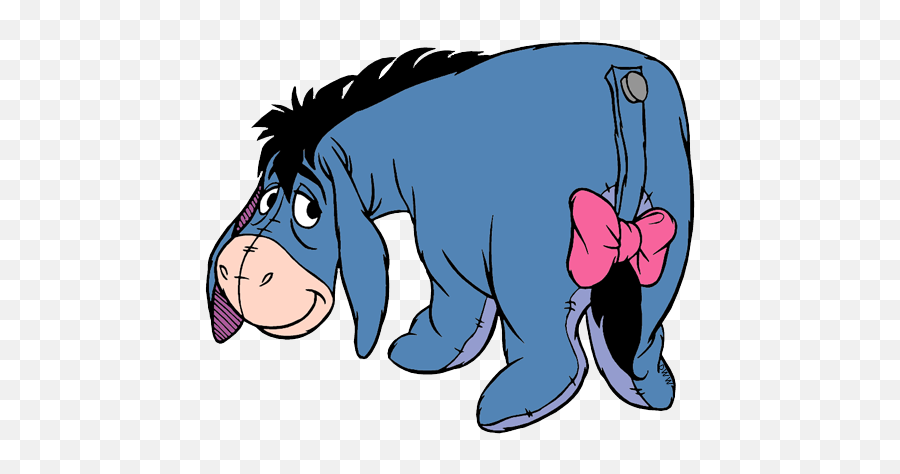 Pin - Winnie The Pooh Eeyore Clipart Emoji,Eeyore Emoji