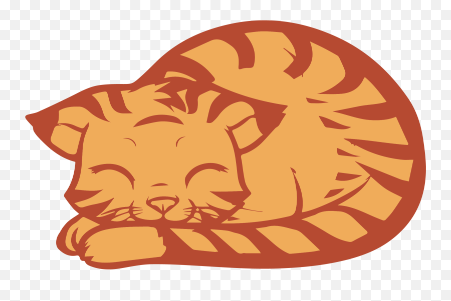 Cat Free Library Sleeping Png Files - Sleeping Cat Clipart Png Emoji,Sleeping Cat Emoji
