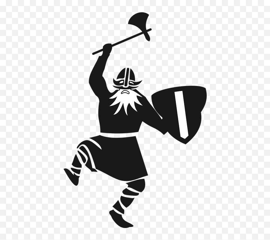 Warrior Viking Character - Viking Transparent Emoji,Viking Helmet Emoji