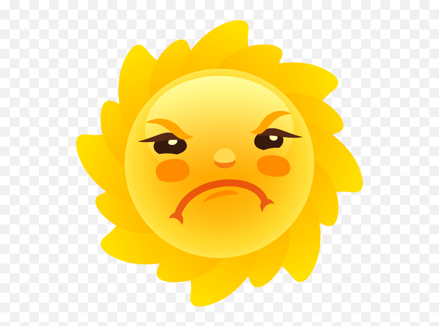 Emoji Stickers For Weather Update - Cartoon Smile Cute Png,Emoji Weather