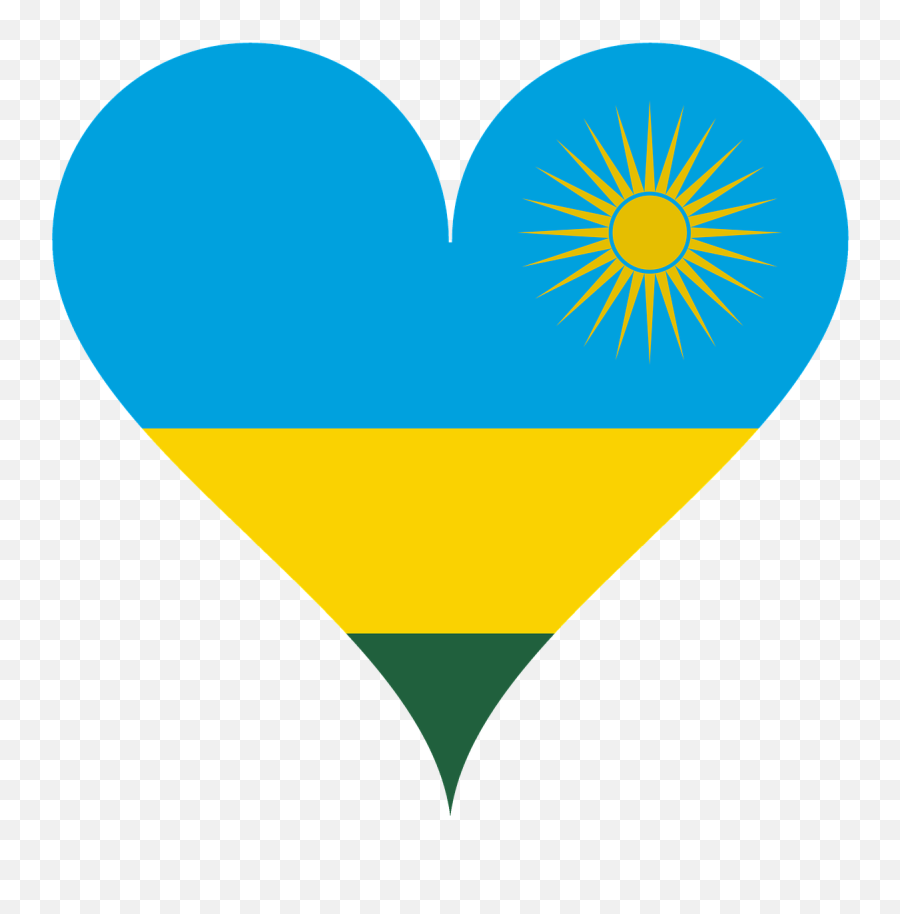 Heart Love Flag Rwanda Sun - Emblem Emoji,Rwanda Flag Emoji
