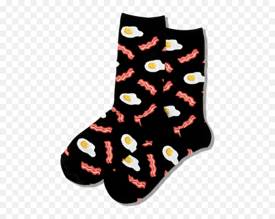 Womens Eggs And Bacon Socks - Bacon Egg Socks Emoji,New Bacon Emoji