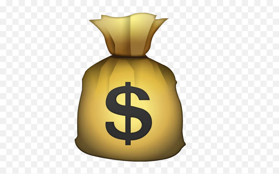 Money Bag Emoji - Transparent Background Money Bag Emoji,Trophy Emoji
