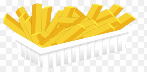 French Fries - Cartoon Clipart Emoji