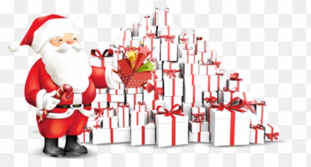 Vector Santa Sleeping Picture - Claus Banner Transparent Emoji