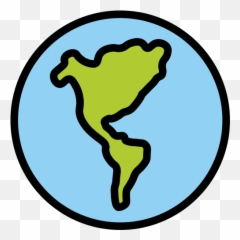 Earth Globe Americas - Clip Art Emoji