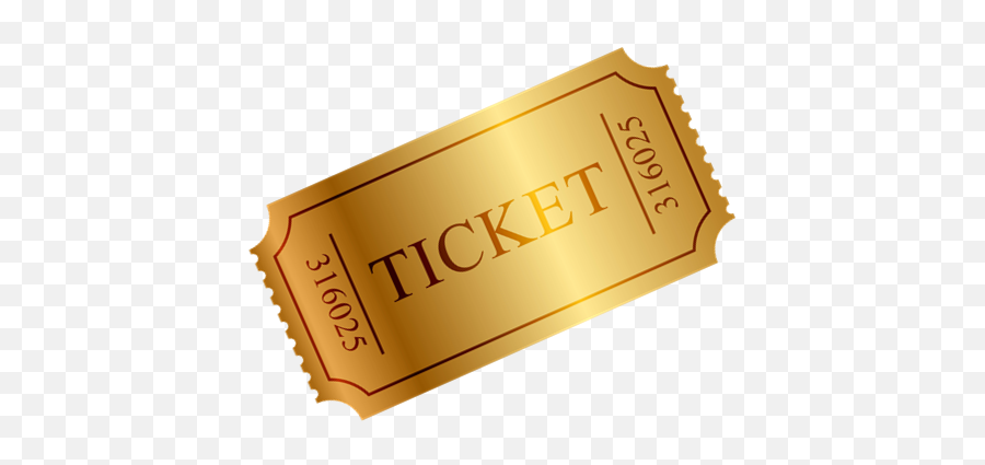 Ticket Tickets Paper Carnival Sticker Stickers Ftestick - Transparent Background Gold Ticket Png Emoji,Ticket Emoji