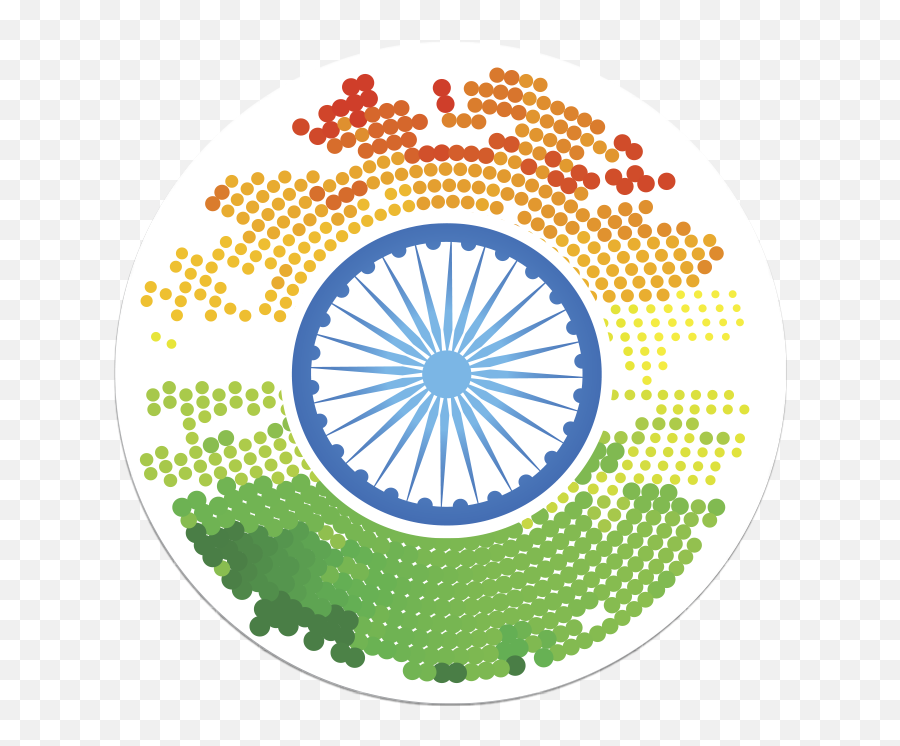 India Flag Map - Sticker By Masum Khan Creative Indian Flag Emoji,India Flag Emoji