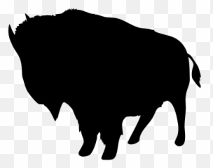 Clip Art Water Buffalo Silhouette Portable Network Graphics - Bison Silhouette Png Emoji,Buffalo Emoji