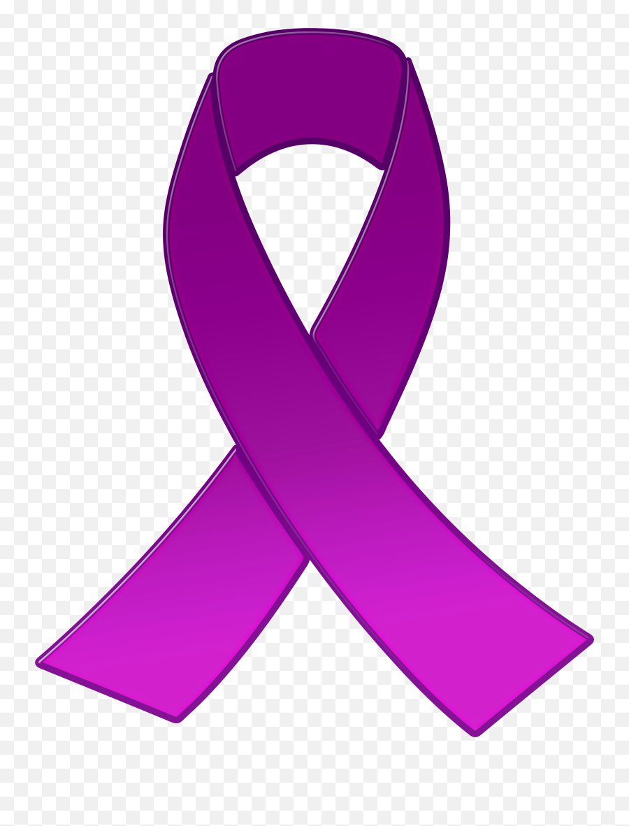 Purple Cancer Ribbon Clipart Emoji,Breast Cancer Ribbon Emoji